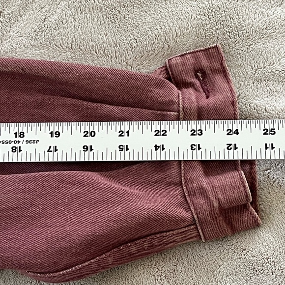 Metallica Pit Stop Brick Red Denim Jacket Adult M Heavy Metal Retro Streetwear - Picture 12 of 13